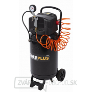 POWERPLUS POWX1751 - Kompresor 1100W 50L plus 9 ks prísl. bezolejový náhled