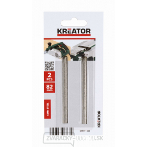 KREATOR KRT991000 - 2 ks náhradných nožov pre hoblíky 82mm