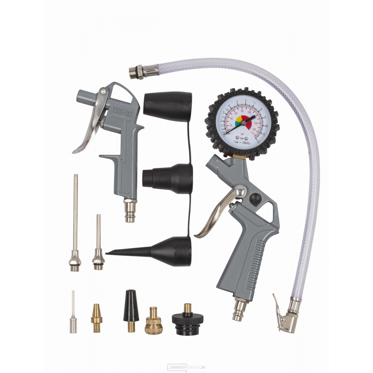 POWERPLUS POWAIR0023 - Pneumatická multifunkčná sada 13ks