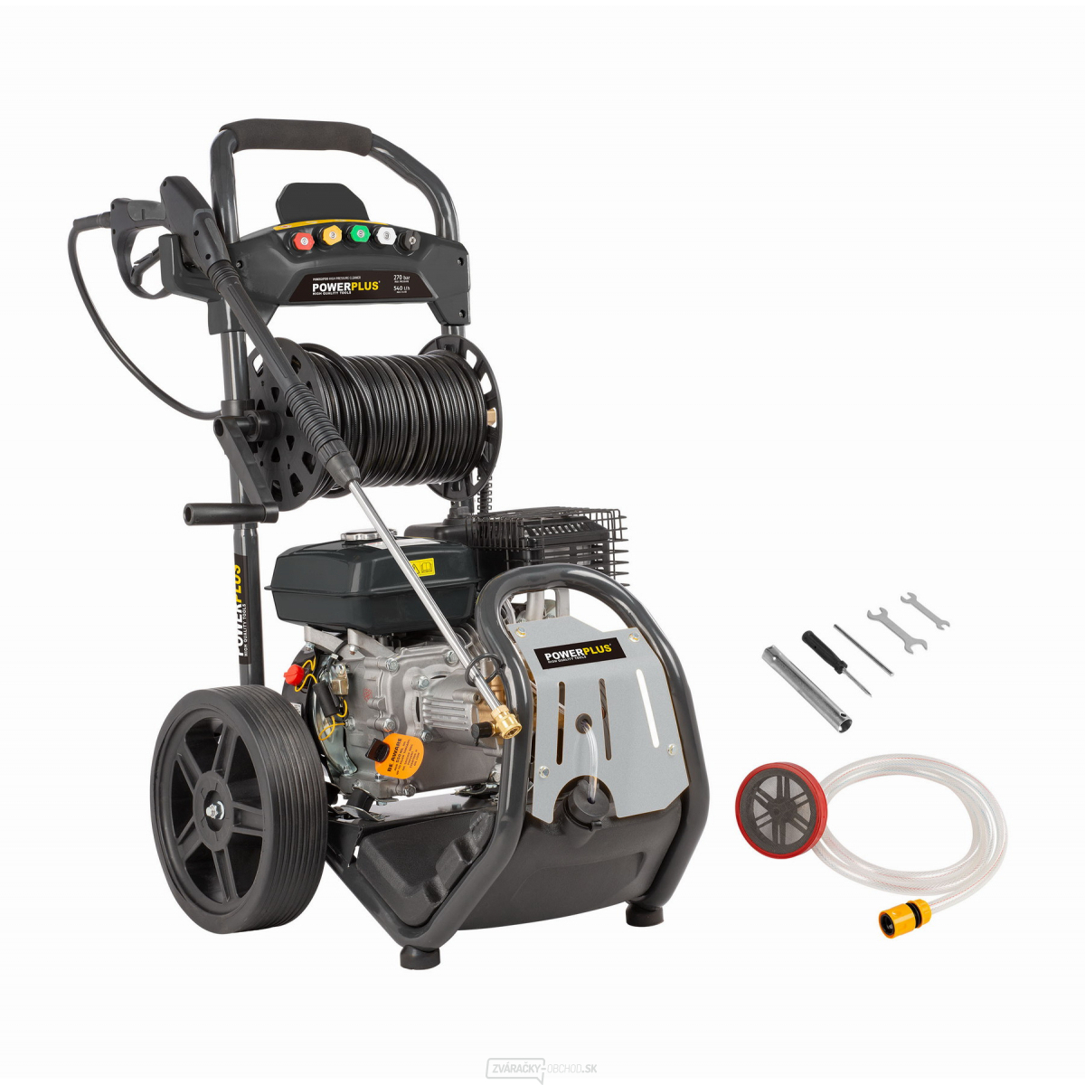 POWERPLUS POWXG9100 - Benzínová tlaková umývačka s čerpadlom 210cc 270bar