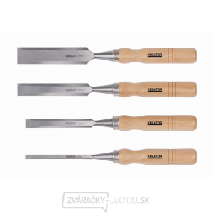 KREATOR KRT461003 - Dláta na drevo sada 4ks-drevená rukoväť gallery main image