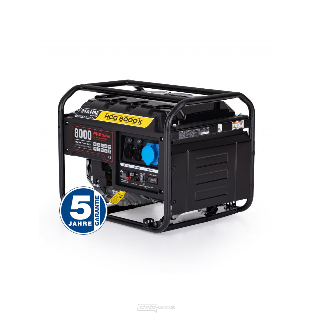 Hahn & Sohn Benzínová elektrocentrála HGG 8000X