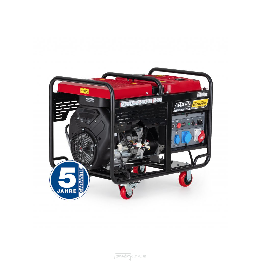 Hahn & Sohn Benzínový generátor HGG 22000E3A