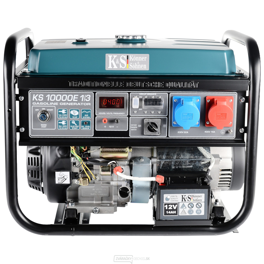 Könner & Söhnen Benzínová elektrocentrála KS 10000E 1/3 Könner & Söhnen Benzínová elektrocentrála KS 10000E 1/3 gallery main image