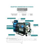 Könner & Söhnen Invertorová plynová elektrocentrála KS 8100i EG Könner & Söhnen Invertorová plynová elektrocentrála KS 8100i EG náhled