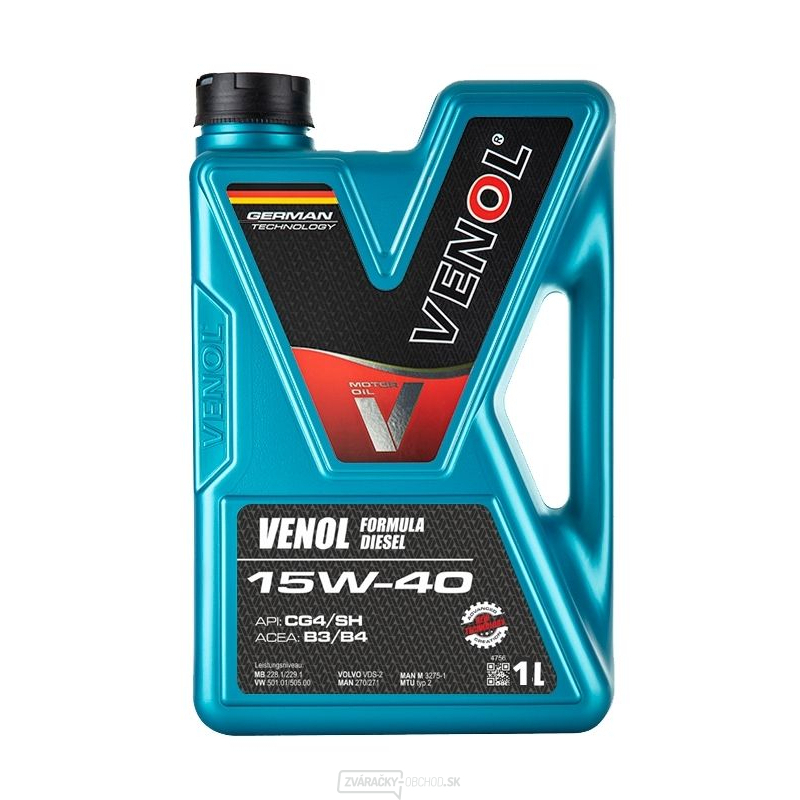 Venol FORMULA MOTOROVÝ OLEJ 15W-40