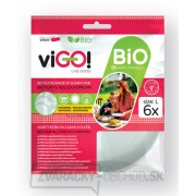 viGO! Bio tanier z cukrovej trstiny okrúhly 22cm - 6 ks gallery main image