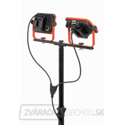 POWERPLUS POWDP8035 - Aku LED svietidlo na statíve 2x20V plus 220V 2x20W (bez AKU) Náhľad