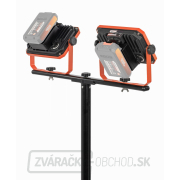POWERPLUS POWDP8035 - Aku LED svietidlo na statíve 2x20V plus 220V 2x20W (bez AKU) náhled