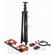 POWERPLUS POWDP8035 - Aku LED svietidlo na statíve 2x20V plus 220V 2x20W (bez AKU) náhled