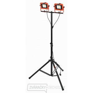 POWERPLUS POWDP8035 - Aku LED svietidlo na statíve 2x20V plus 220V 2x20W (bez AKU) gallery main image