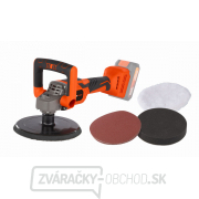 POWERPLUS POWDP4070 - Aku leštička 20V bezuhlíková 180mm LI-ION (bez AKU) gallery main image