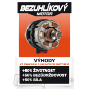 Aku uhlová brúska 125mm POWERPLUS POWDP35170 - 40V bezuhlíková (bez AKU) náhled