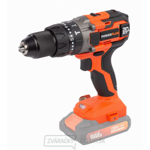 POWERPLUS POWDP15200 - Aku skrutkovač/vŕtačka s príklepom 20V (bez AKU) POWERPLUS POWDP15200 - Aku skrutkovač/vŕtačka s príklepom 20V (bez AKU) gallery main image