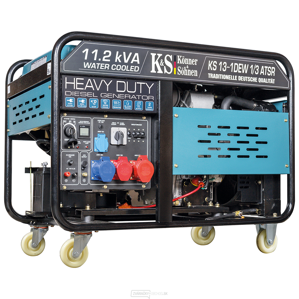 Könner & Söhnen Naftová elektrocentrála KS 13-1DEW 1/3 ATSR