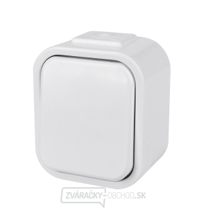 Mokrý spínač Solight, jednopólový, biely Mokrý spínač Solight, jednopólový, biely gallery main image