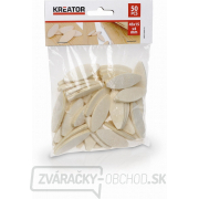 KREATOR KRT120101 - Spojovacia lamela 45 x 15 x 4 mm (50 ks) gallery main image
