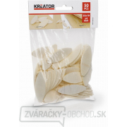 KREATOR KRT120105 - Spojovacia lamela 55 x 19 x 4 mm (50 ks) gallery main image