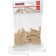 KREATOR KRT110102 - Stolárske štipce 8 x 40 mm (40 ks) gallery main image