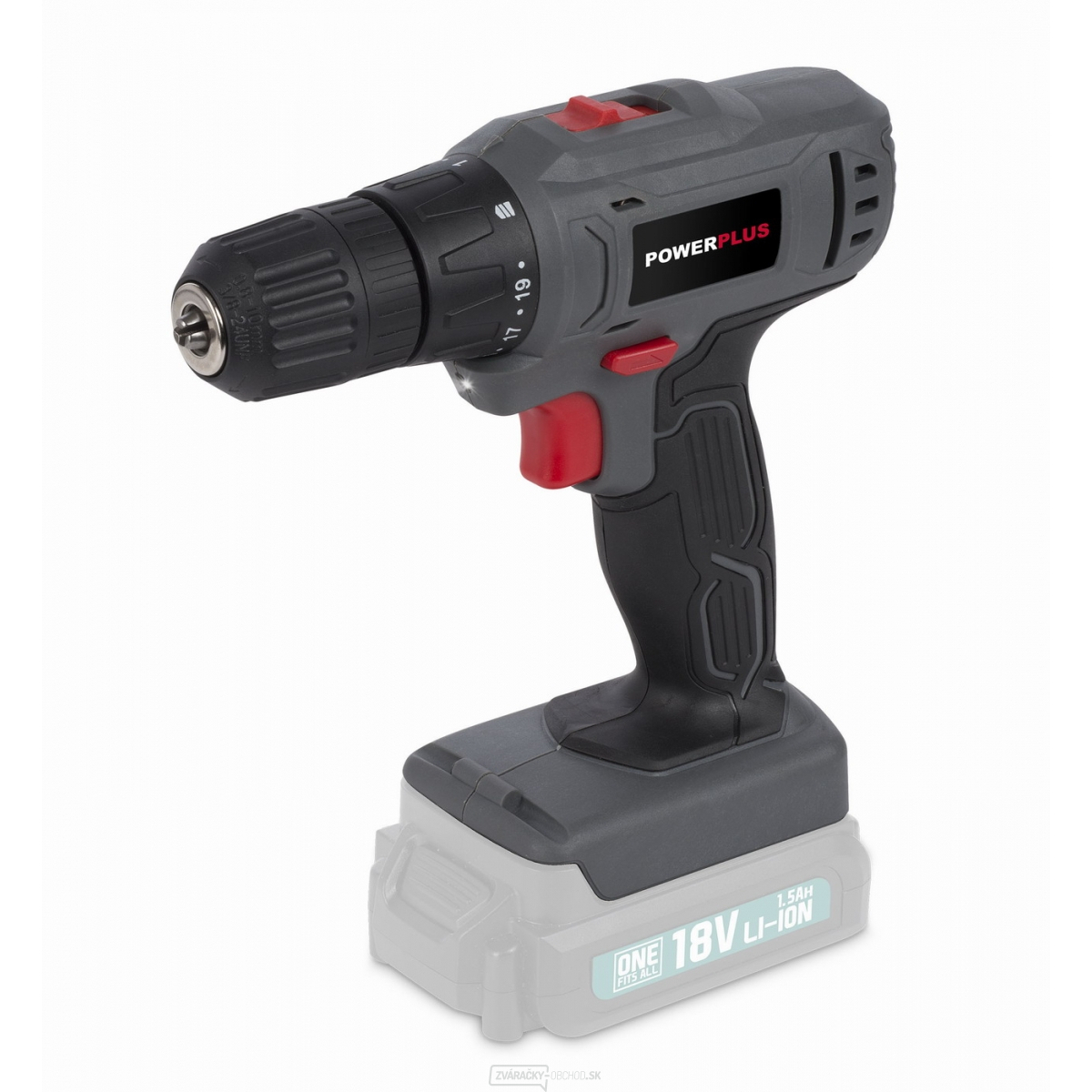 POWERPLUS POWEB1510 - Aku skrutkovač/vŕtačka 18V LI-ION (bez batérie)