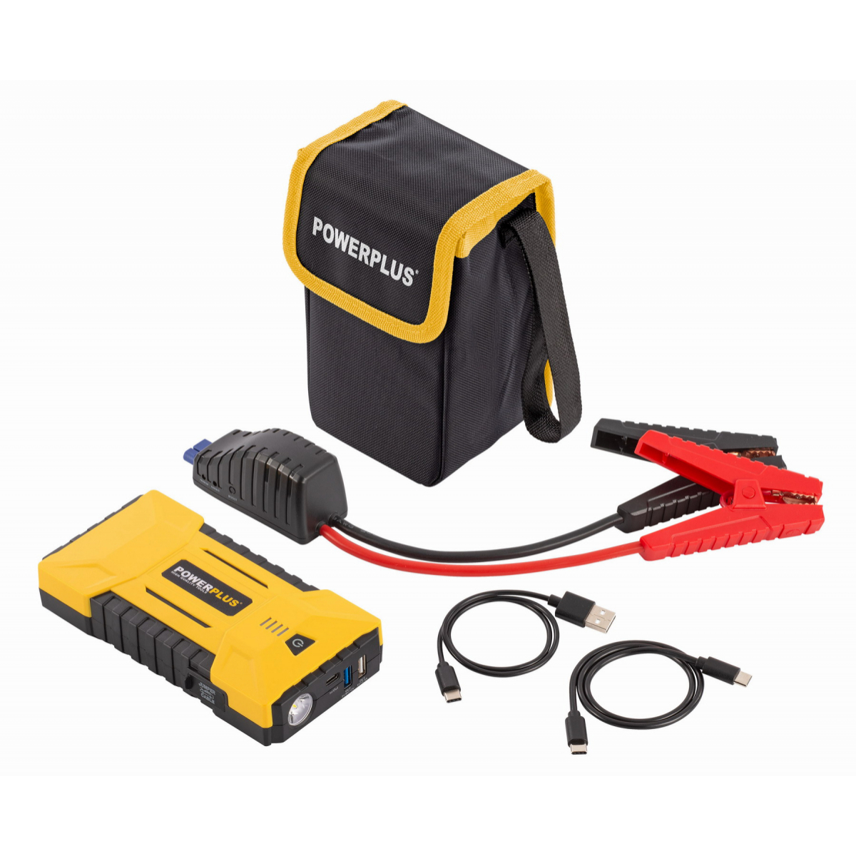 POWERPLUS POWX4255 - Štartovací zdroj JUMP STARTER 3-IN-1 700A/12000MAH/12V