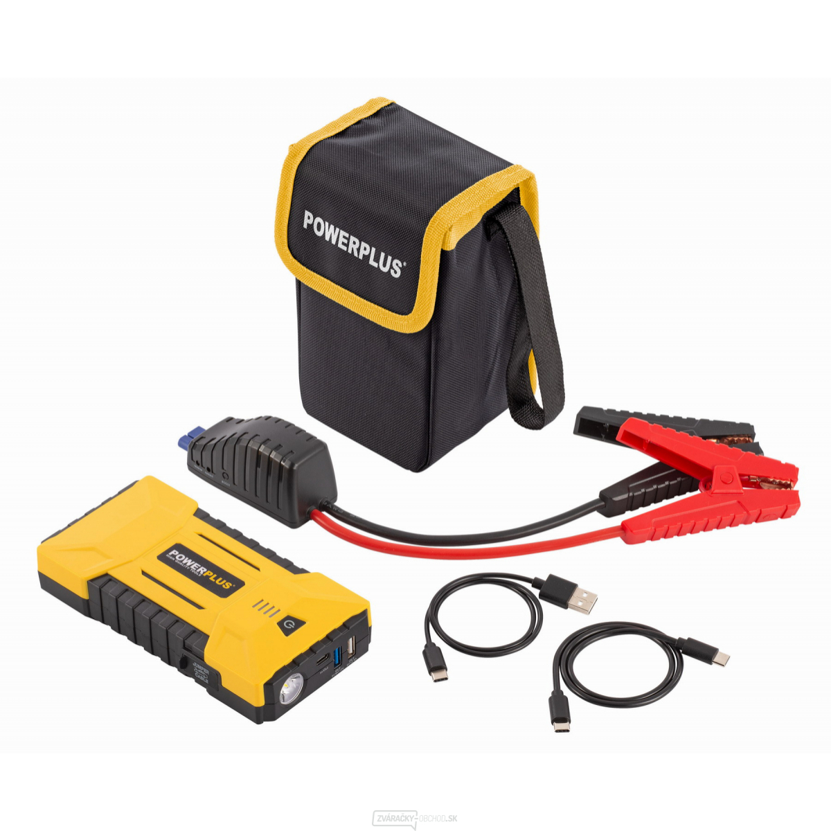 POWERPLUS POWX4255 - Štartovací zdroj JUMP STARTER 3-IN-1 700A/12000MAH/12V