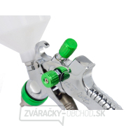 Striekacia pištoľ GEKO HVLP, tryska 1.4 mm, objem 600 ml, šírka prúdu 160 - 240 mm náhled