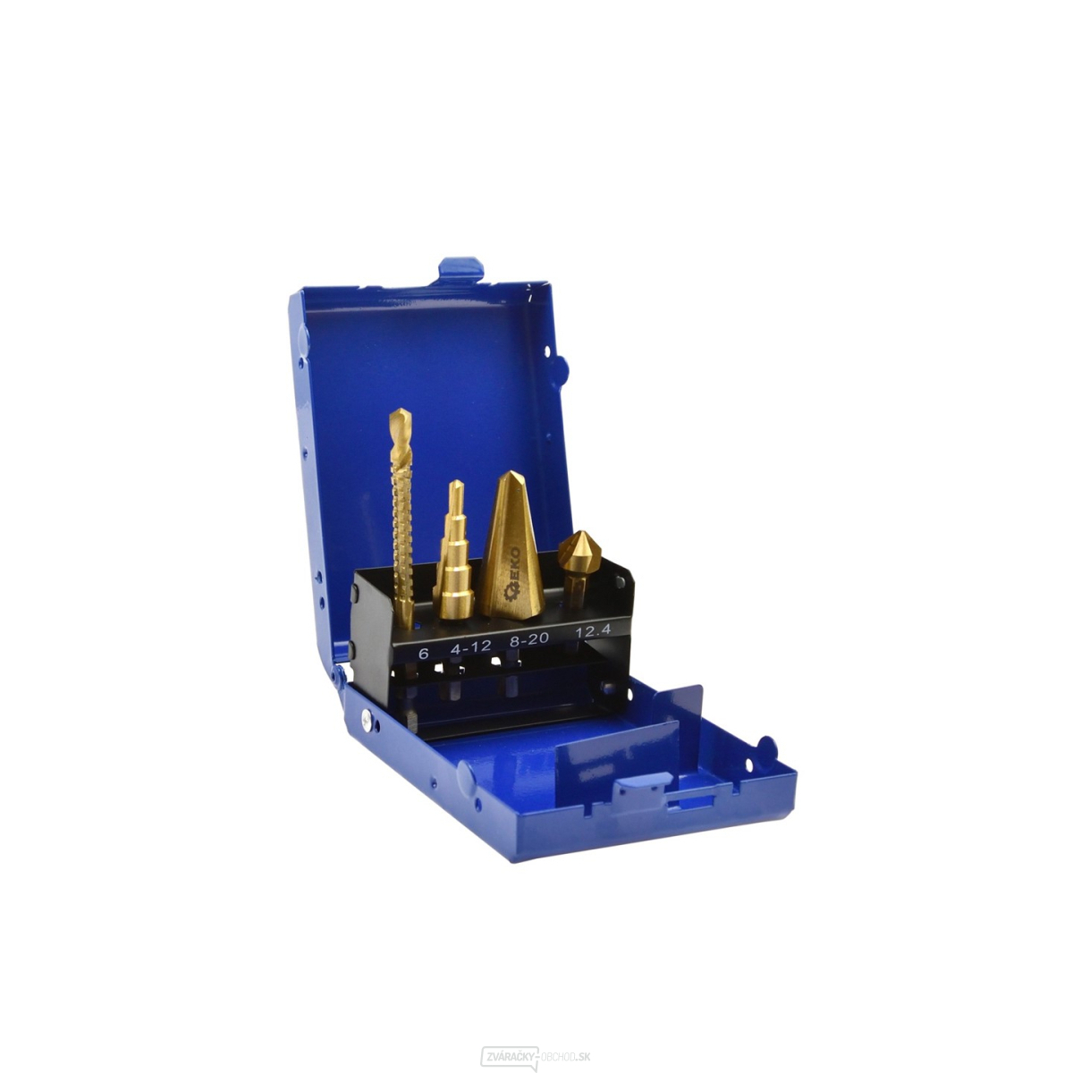 Vrtáky HSS do kovu, rôzne druhy, súprava 4 ks Vrtáky HSS do kovu, rôzne druhy, súprava 4 ks gallery main image