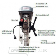 Elmag Stolová vŕtačka KBM 25 TN Náhľad