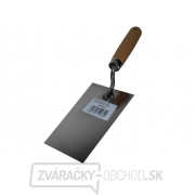 Nerezová murárska lyžica 180mm - drevená rukoväť Nerezová murárska lyžica 180mm - drevená rukoväť gallery main image