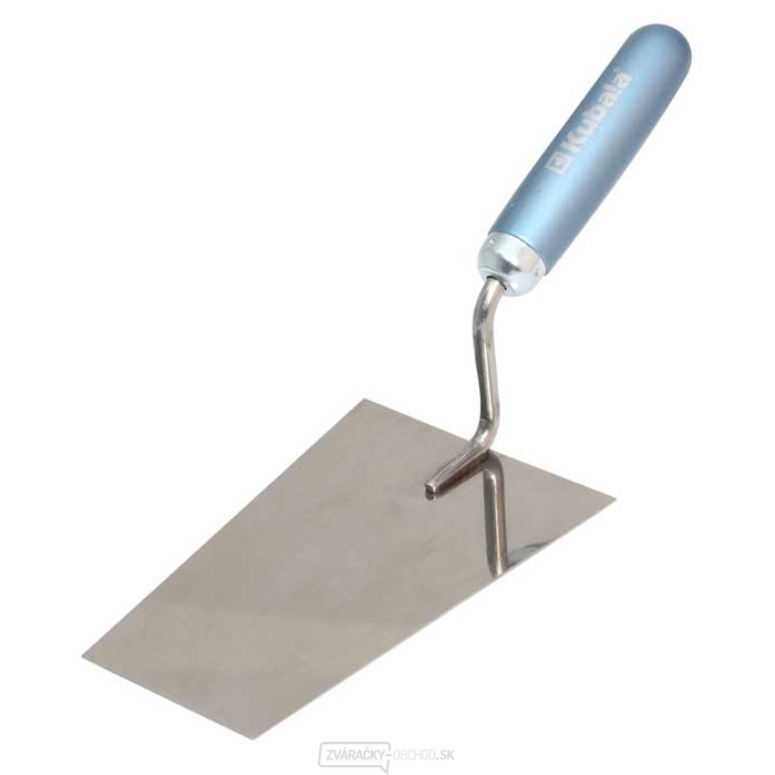 KUBALA - lyžica murárska nerez, trapézová 120x180x90mm - drevená rukoväť