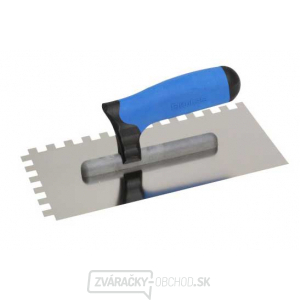 KUBALA - hladítko nerezové 270x130mm zub 4mm - dvojzložková rukoväť KUBALA - hladítko nerezové 270x130mm zub 4mm - dvojzložková rukoväť gallery main image