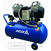 Bezolejový vzduchový kompresor štvorvalcový, 100 l, 230 V, typ Industry - ASTA gallery main image