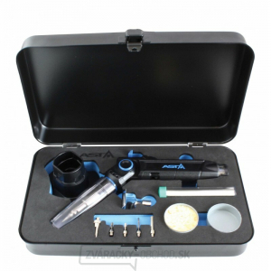 Spájkovačka plynová kĺbová, so stojanom a nástavcami, plastová kazeta - ASTA Spájkovačka plynová kĺbová, so stojanom a nástavcami, plastová kazeta - ASTA gallery main image