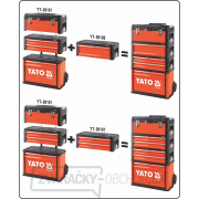 Vozík na náradie 3 sekcie, 2 zásuvky náhled