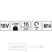 Aku miešadlo YATO YT-82881 18V (bez batérie) náhled