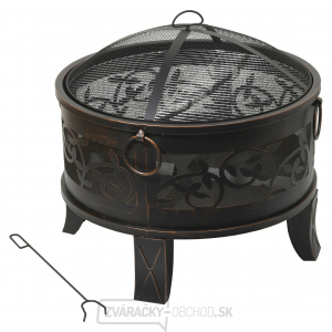 Ohnisko SANTORIN copper patina s poklopom gallery main image