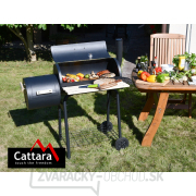 Gril na drevené uhlie SMOKIE s udiarňou náhled