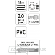 Navijak so vzduchovou hadicou PVC 10mm, 15m Náhľad