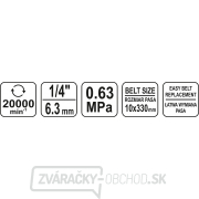 Pneumatická pásová brúska 10x330mm (rozmer pásu) náhled