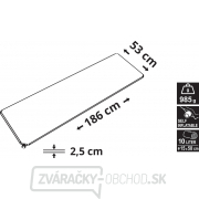 Karimatka samonafukovacia 186x53x2, 5cm modrá Náhľad