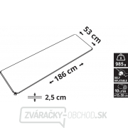 Karimatka samonafukovacia 186x53x2, 5cm modrá Náhľad