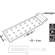 Karimatka samonafukovacia MIDNIGHT 180x66x4cm s vankúšom Náhľad