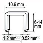 Zošívačka čalúnna 10,6 mm Náhľad