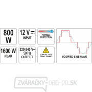 Menič napätia 12/230V 800W náhled