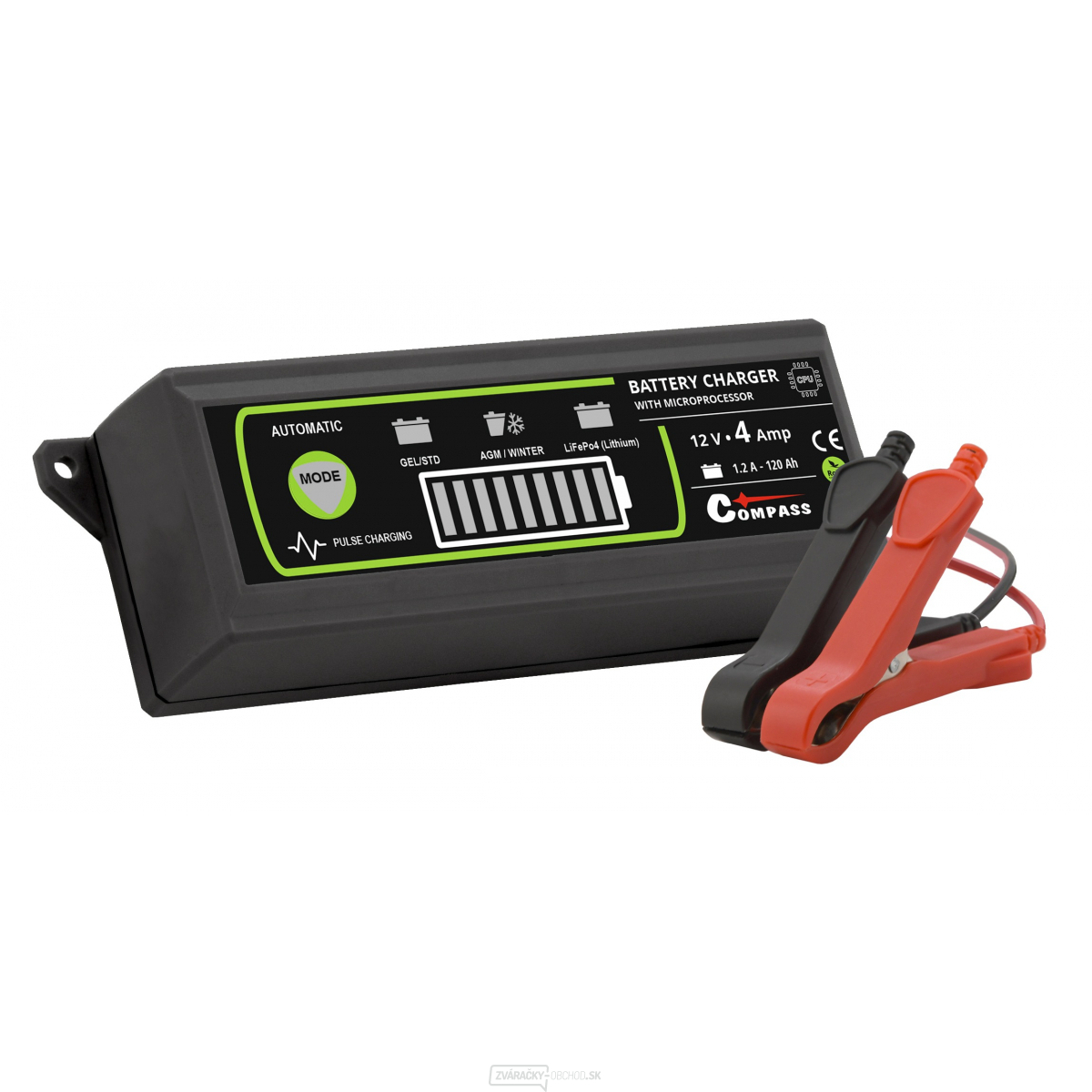 Nabíjačka mikroprocesor 4Amp 12V PB/GEL/AGM/LiFePO4