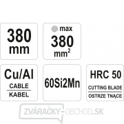 Kliešte štiepacie račňové, pr. 380mm2, 380mm Náhľad