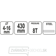 Kliešte hydraulické na štiepanie arm. drôtov 4-16mm Náhľad