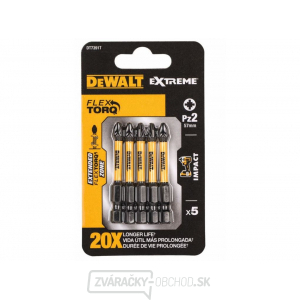 DEWALT BITY PZ2 X 5 KS 57MM IMPACT TORSION EXTREME PRE RÁZOVÉ UŤAHOVÁKY DT7391T DEWALT BITY PZ2 X 5 KS 57MM IMPACT TORSION EXTREME PRE RÁZOVÉ UŤAHOVÁKY DT7391T gallery main image