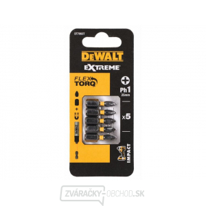 DEWALT 5DIELNA SADA BITOV PH1 25MM EXTREME TORSION DT7993T gallery main image